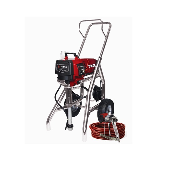 Titan High Rider Airless Sprayer 740 Impact 120v 805007 Foampak