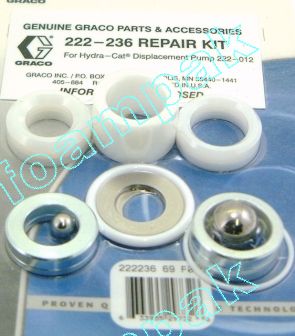 NEW Graco 223016 223-016 Repair Kit for Back Pressure Valve 222-200 NEW Graco 223016 223-016 Repair Kit for Back Pressure Valve 222-200