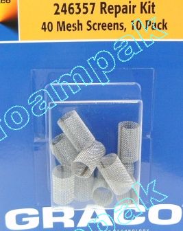 246357 SCREEN 40 MESH  (PKG 10)