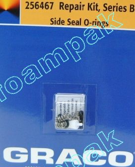 Graco Fusion CS O-Rings Side Seal Kit Part# 256467 