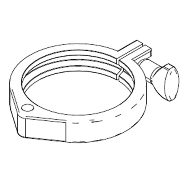 510490 CLAMP, 4 INCH, SANITARY