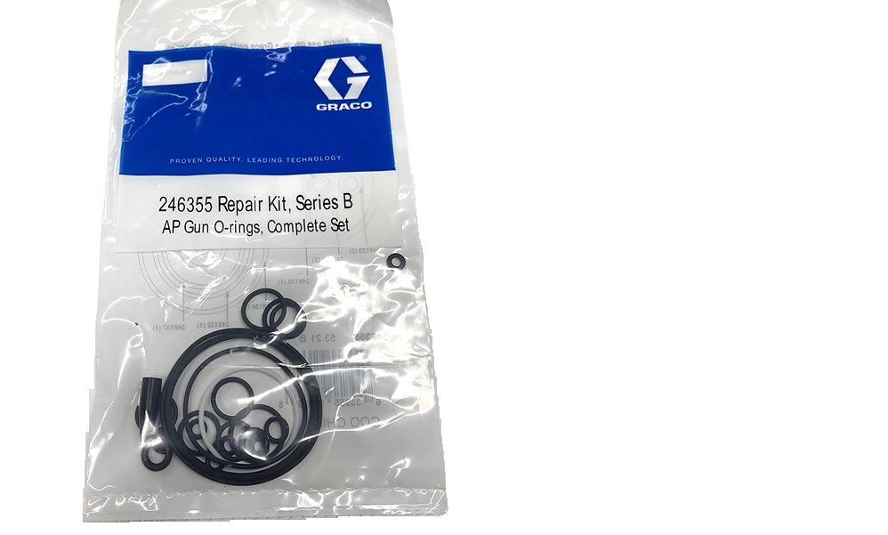 Aftermarket 12 sets 246355 Complete O-ring Kit for Fusion Air Purge AP Spray Gun 
