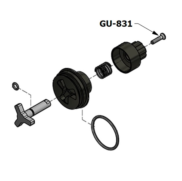 PMC GU-831 RETAINING SCREW