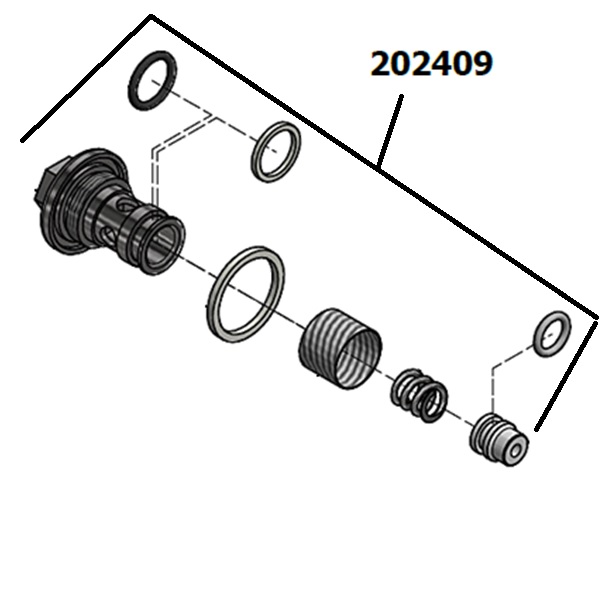 PMC 202409 A-SCREEN SCREW COMPLETE ASY,  AP-2/3
