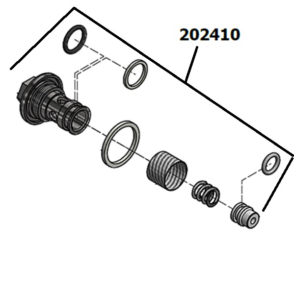 PMC 202410 R-SCREEN SCREW COMPLETE ASY,  AP-2/3 