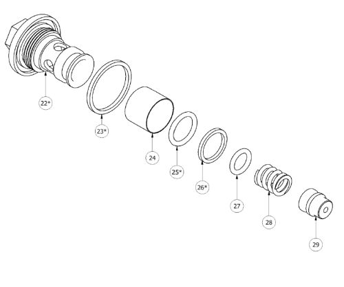 PMC GU-04007 SCREEN SCREW SEAL