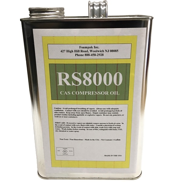 CAS RS8000-1 COMPRESSOR OIL, 1 GAL CAN