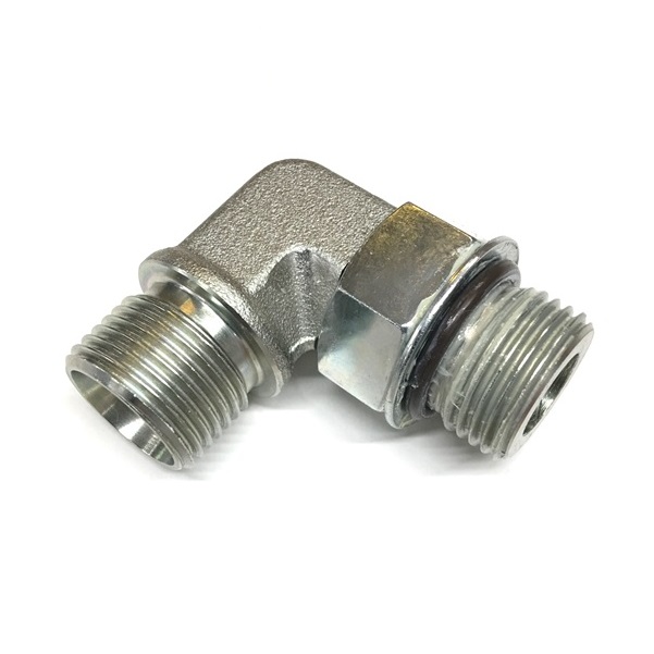121312 ELBOW FITTING, MA, 3/4 SAE X 1/2 JIC (REF - 814)