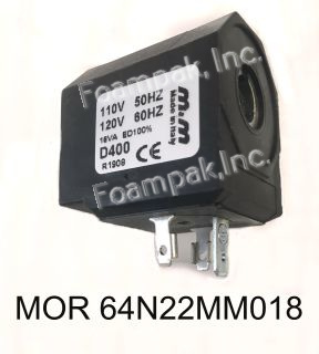 MOR 64N22MM018 COIL, FOR MORSE AIR DRYER (MODEL AHT-40SPL)